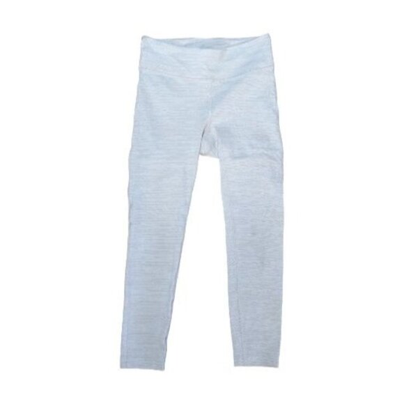 Outdoor Voices Warm Up Leggings Cream Stripe Small - Picture 1 of 3